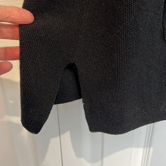 Dark Navy Blue Cap Sleeve Button Up Cardigan Size 3X - Picture 8 of 13